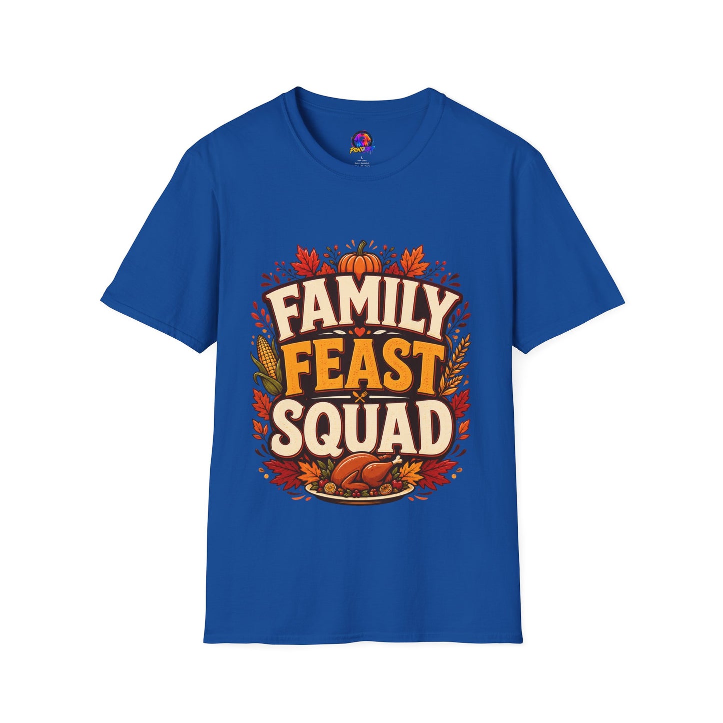 Family Feast Squad T-Shirt — Thanksgiving Fall Harvest Tee