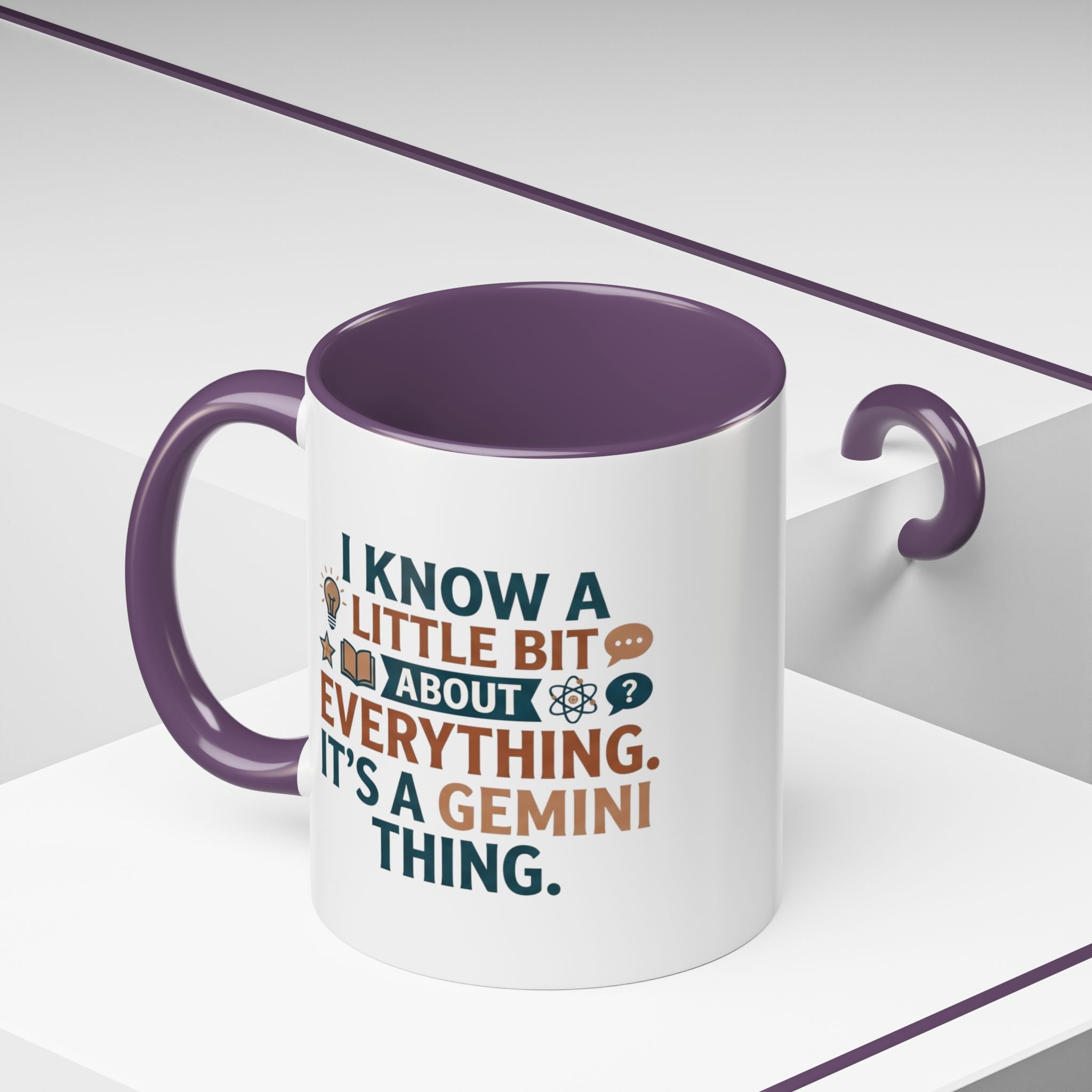 Gemini Zodiac Coffee Mug — "I Know a Little Bit About Everything, It's a Gemini Thing"