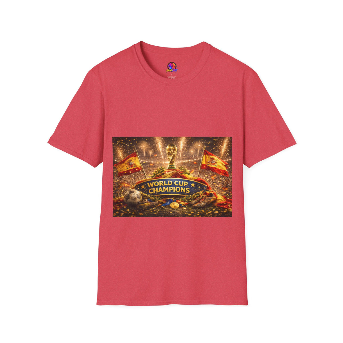 World Cup Champions T-Shirt — Spanish Football Victory Design