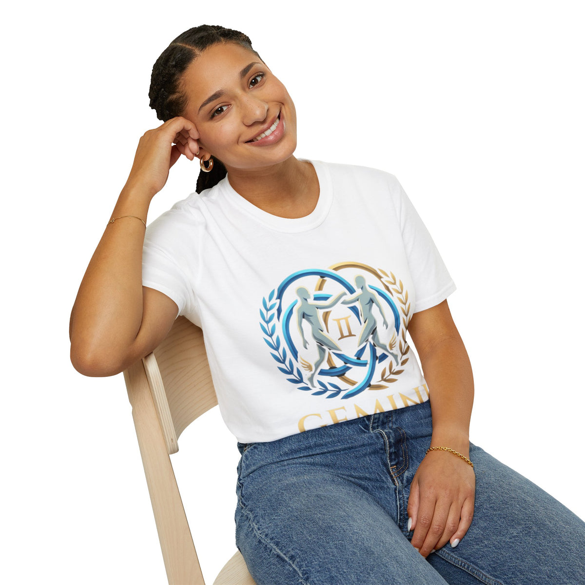 Gemini Zodiac T-Shirt — 'Gemini: Master of Adaptation' Astrological Graphic Tee
