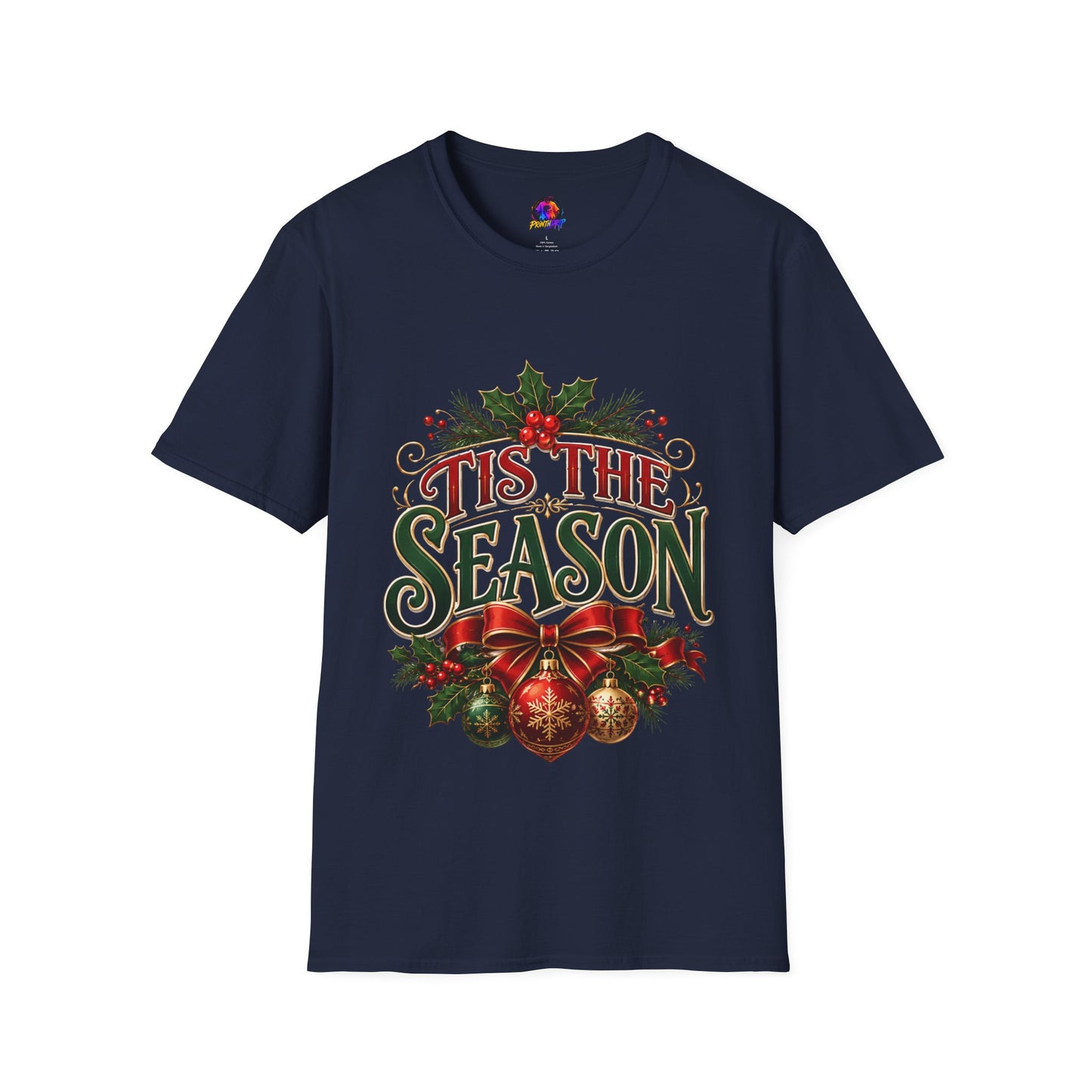 T-Shirt — 'Tis The Season' Christmas Holiday Graphic Tee