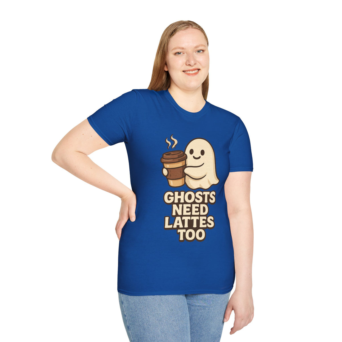 Ghosts Need Lattes Too T-Shirt - Trending Now - August 2026