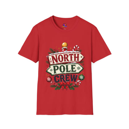 T-Shirt — North Pole Crew Christmas Holiday Graphic Tee