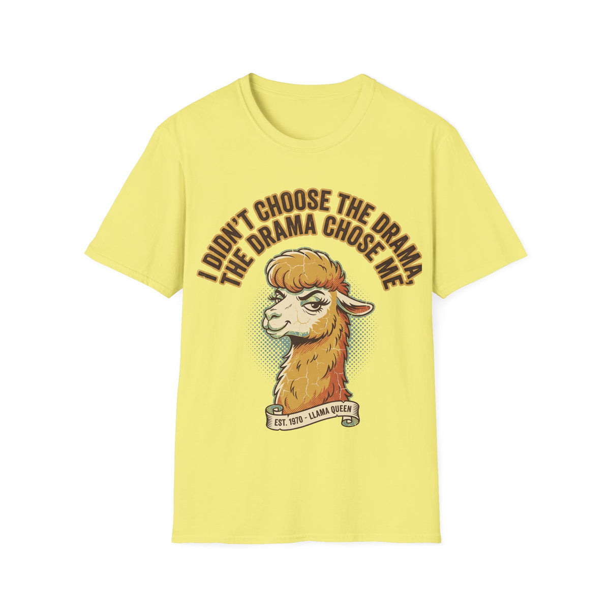 Sheep Graphic T‑Shirt — "I Don't Choose the Drama, the Drama Chooses Me" - Trending Now - September 2026