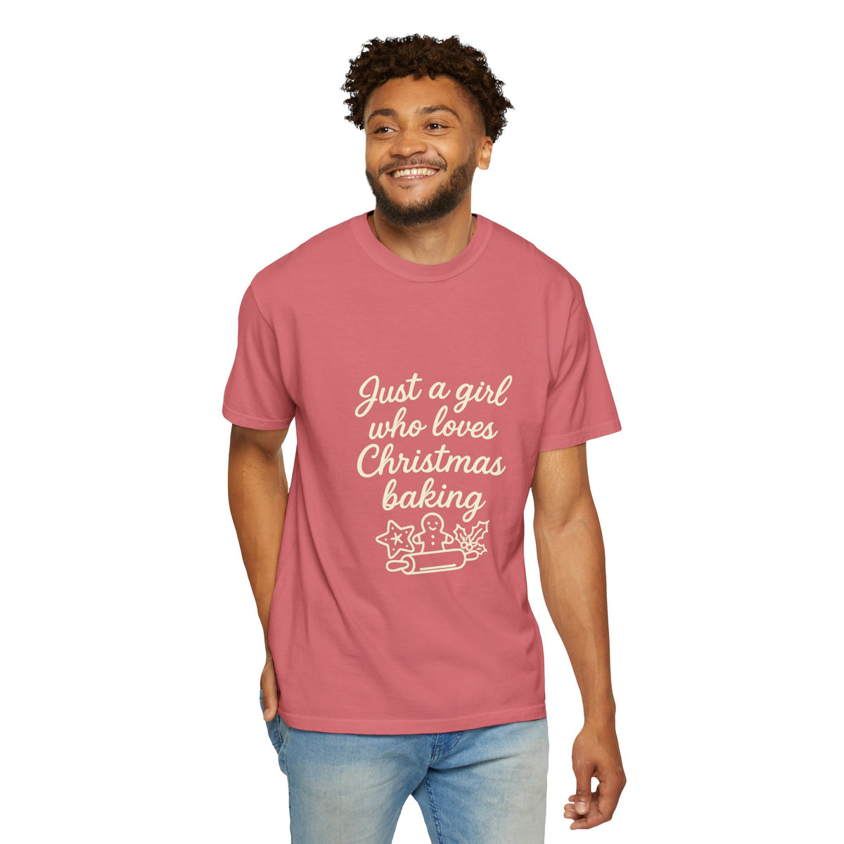 Christmas Baking T-Shirt — "Just a Girl Who Loves Christmas Baking" Holiday Tee- Trending Now - October 2026