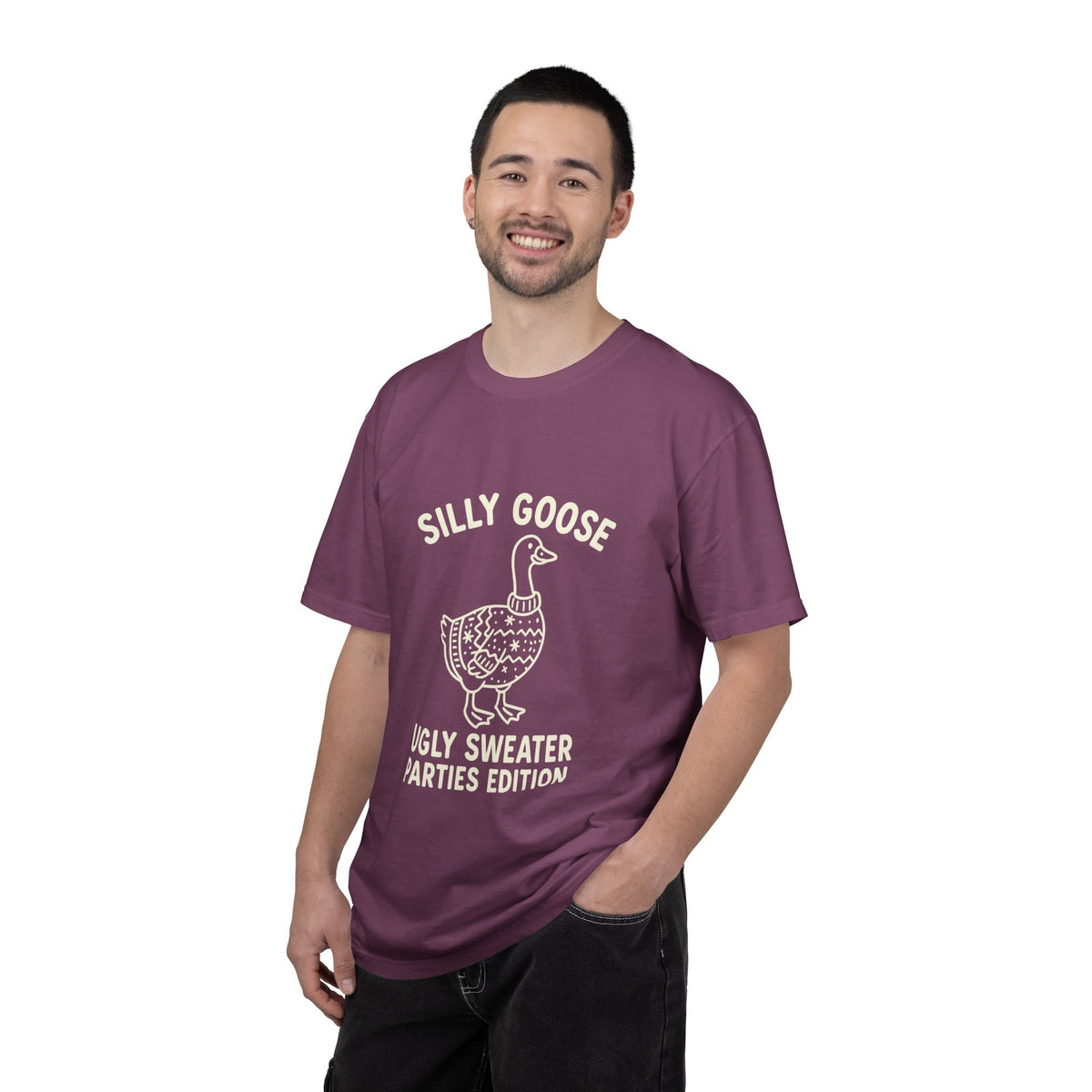 Silly Goose Ugly Sweater Parties Edition T-Shirt - Trending Now - October 2026