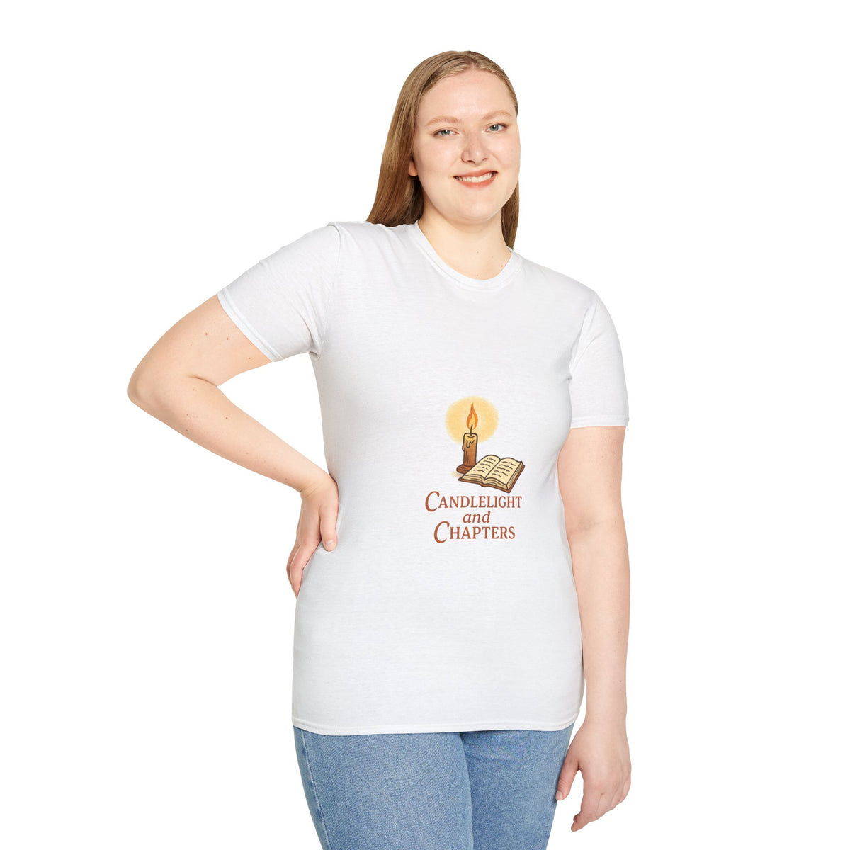 Candlelight and Chapters T-Shirt — Cozy Reading Booklover Tee - Trending Now - October 2026