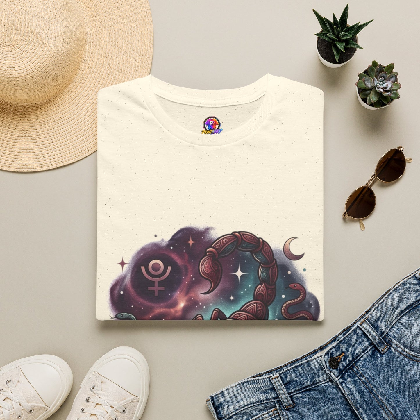 Scorpio Constellation T-Shirt — Cosmic Scorpion Zodiac Tee