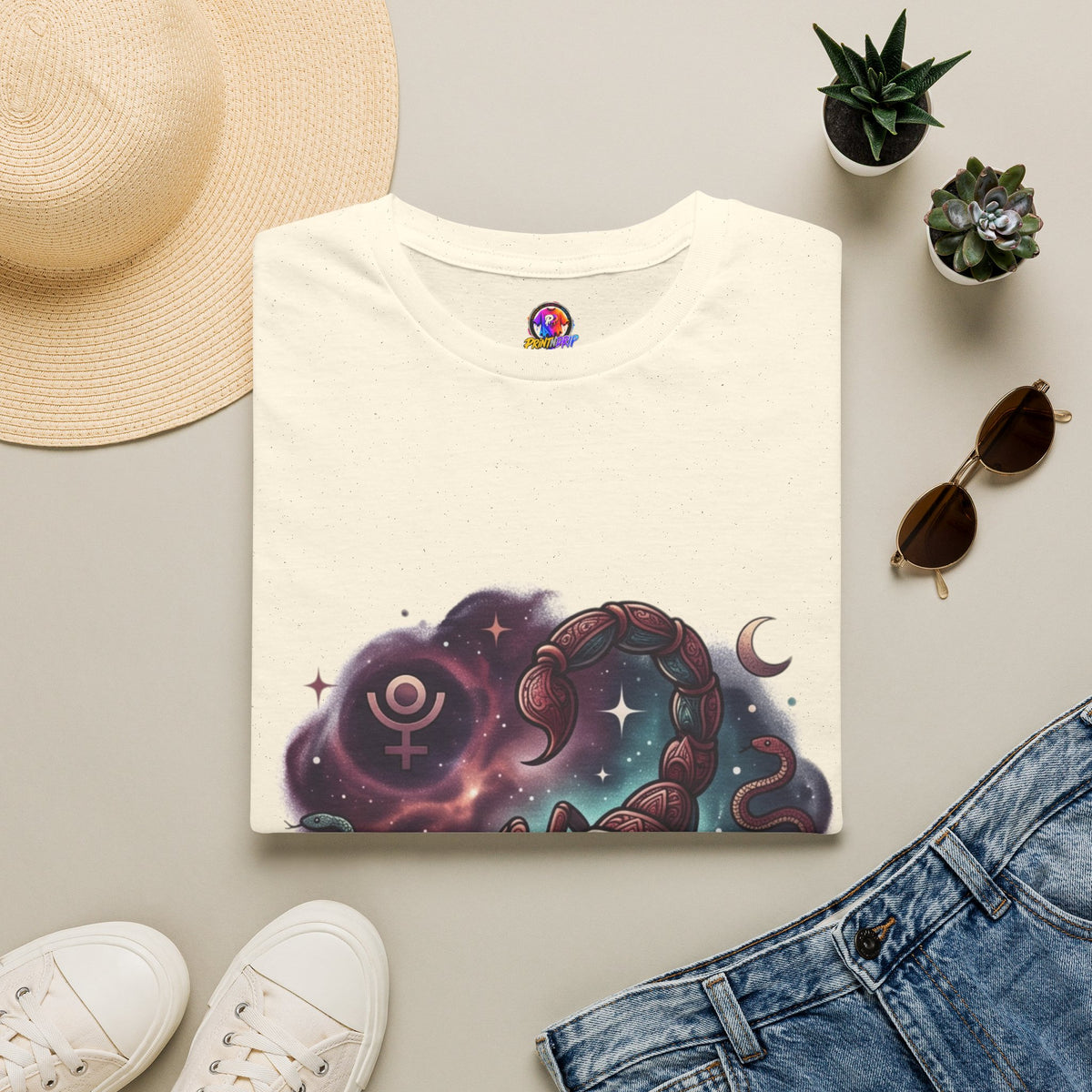 Scorpio Constellation T-Shirt — Cosmic Scorpion Zodiac Tee