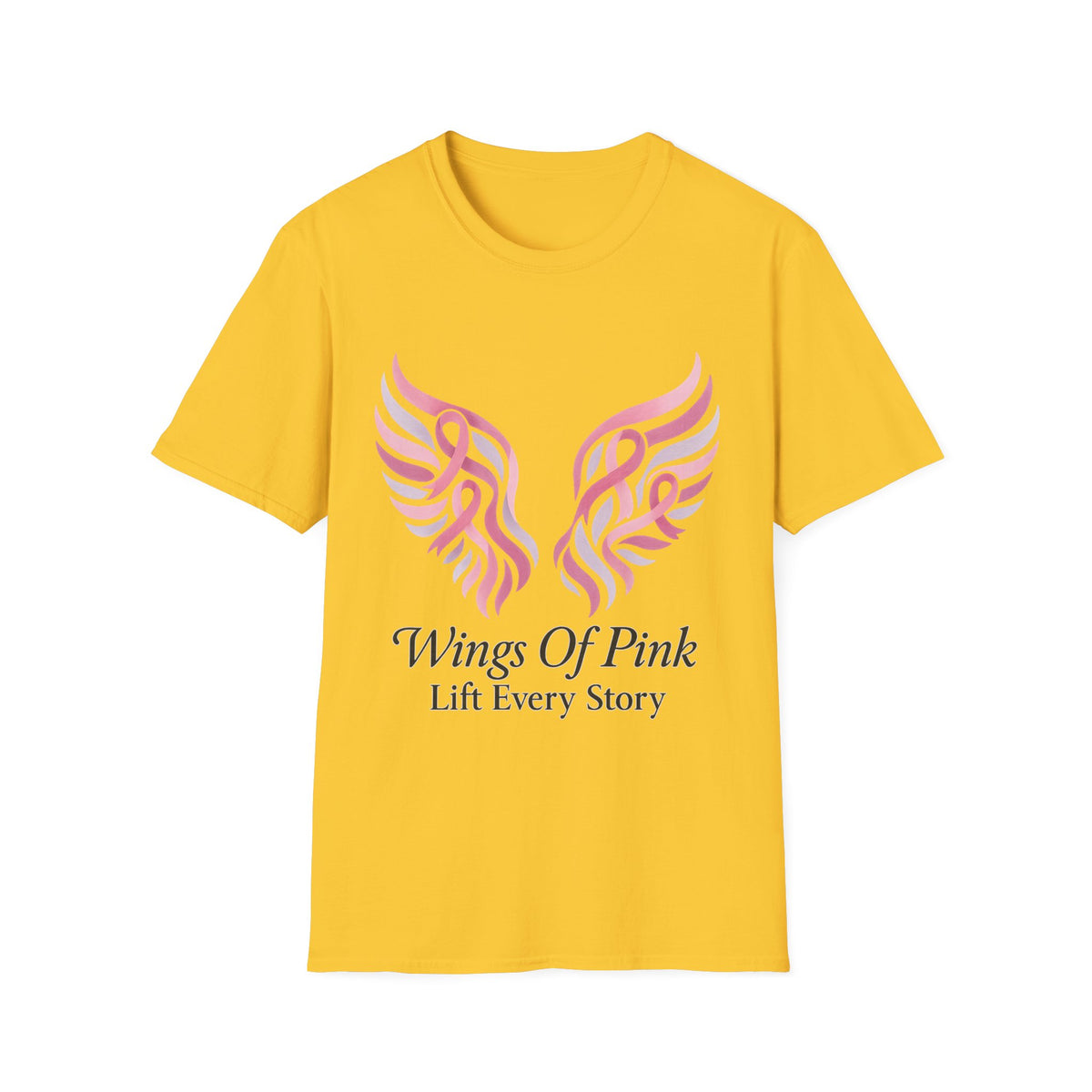 Wings Of Pink Silk Every Story T-Shirt, Elegant Breast Cancer Awareness Tee - Trending Now - September 2026