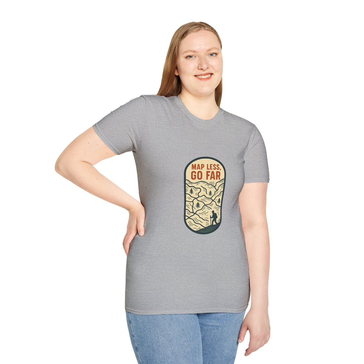 Map Less Go Far T‑Shirt — Vintage Adventure Travel Tee - Trending Now - August 2026