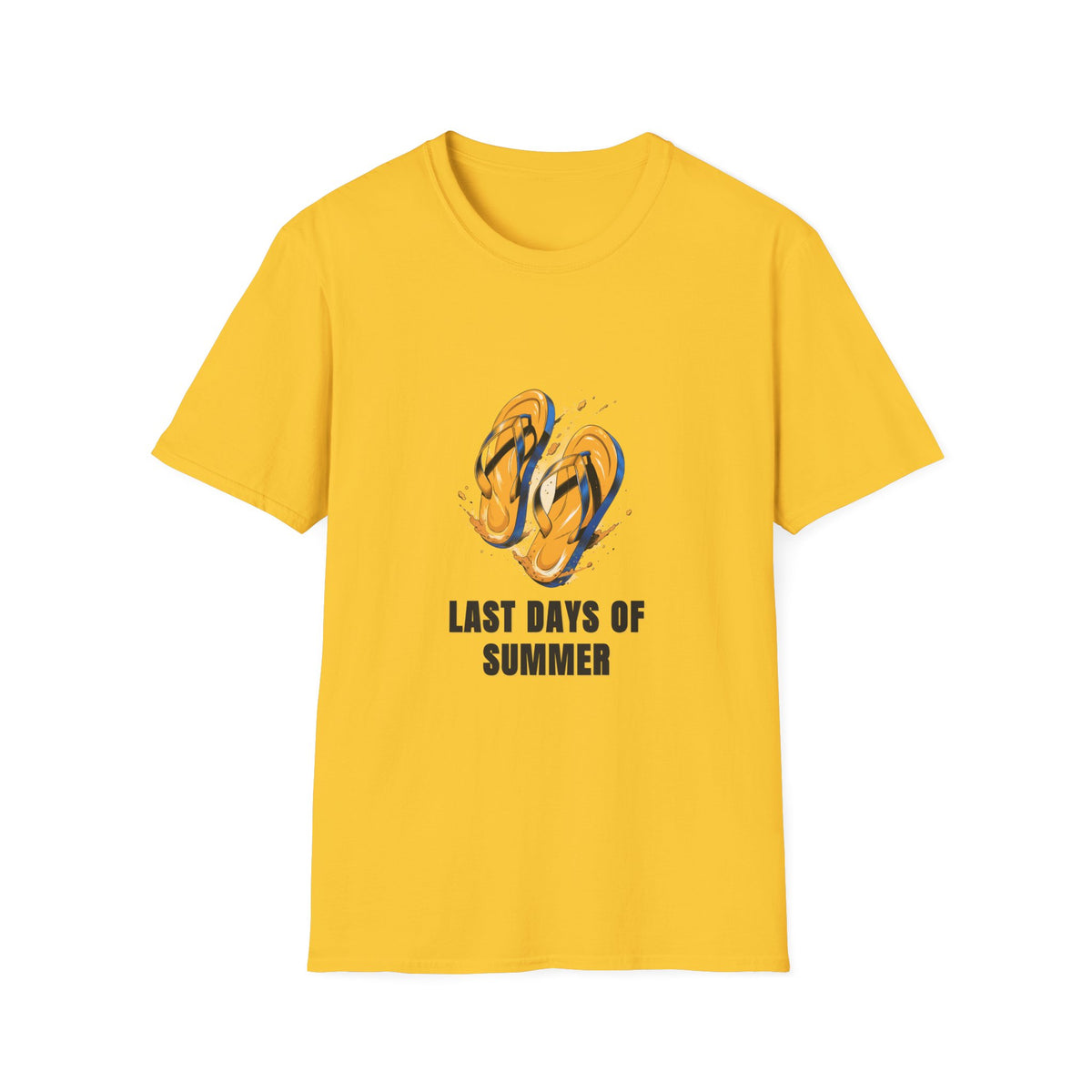 T-Shirt — Last Days of Summer Flip Flops Graphic Tee - Trending Now - August 2026