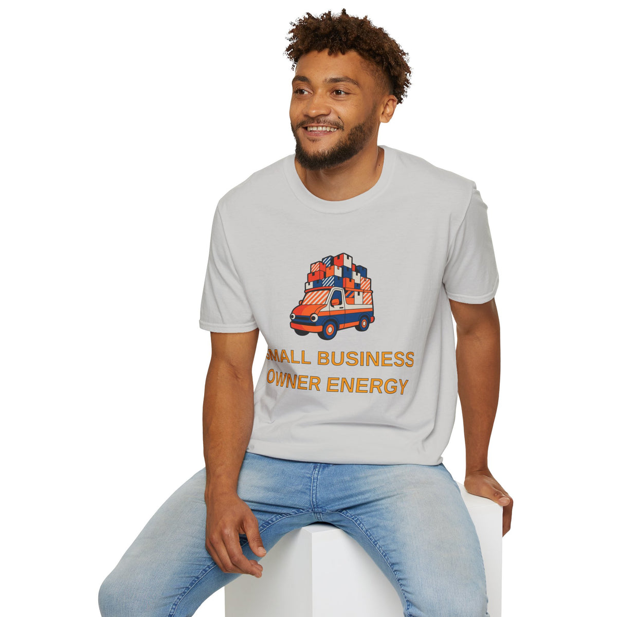 Small Business Owner Energy T‑Shirt — Delivery Van Stack Graphic Tee - Trending Now - August 2026