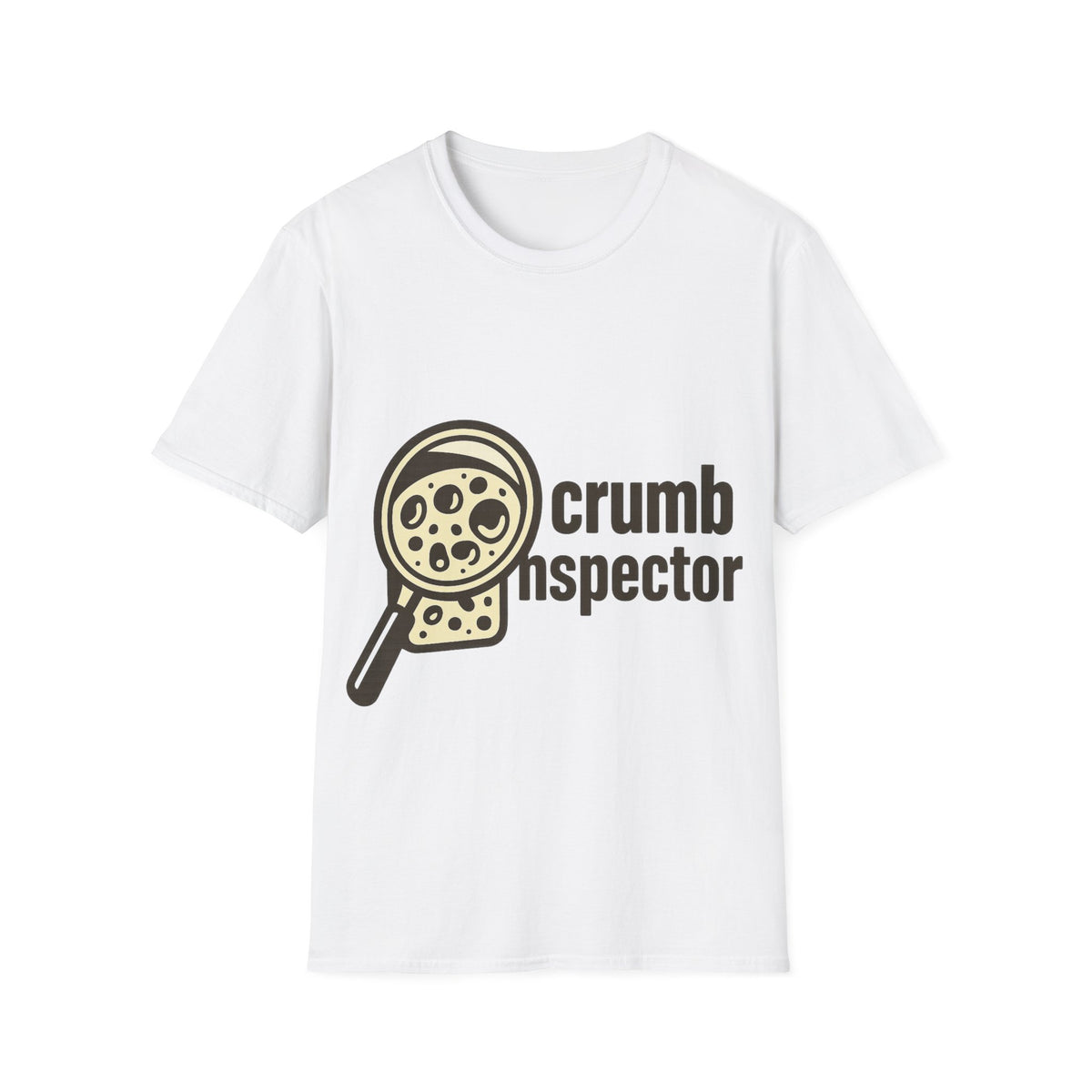 "Crumb Inspector" Funny Sourdough Bread Detective Tee - Cute Artisan Baker Gift White T-Shirt - Trending Now - September 2026