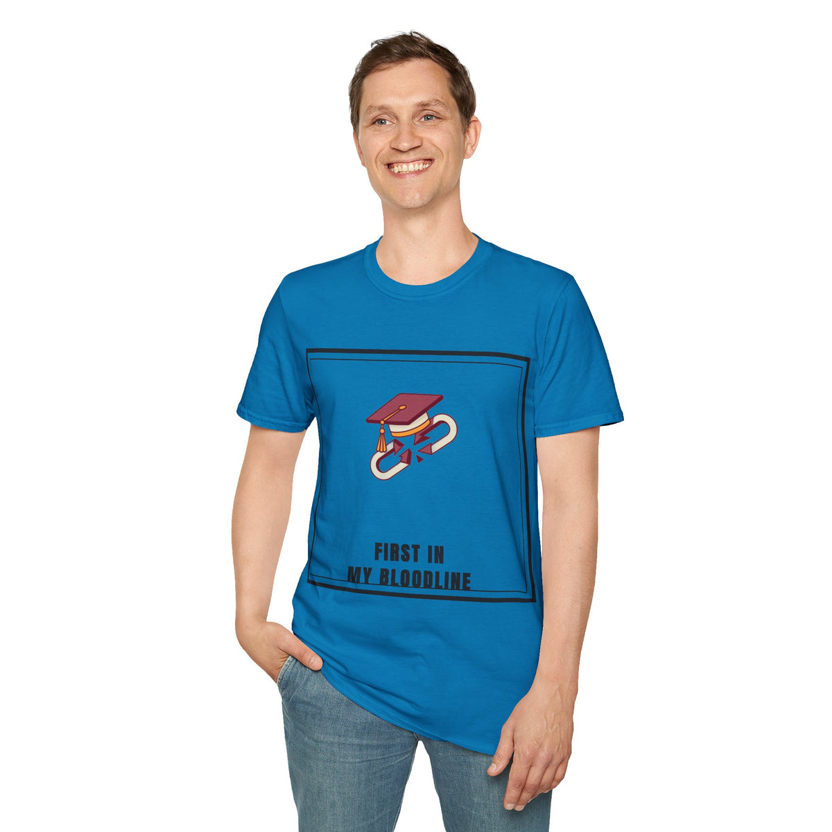 Graduation Cap T-Shirt — "First in My Bloodline" Graduate Tee - Trending Now - September 2026