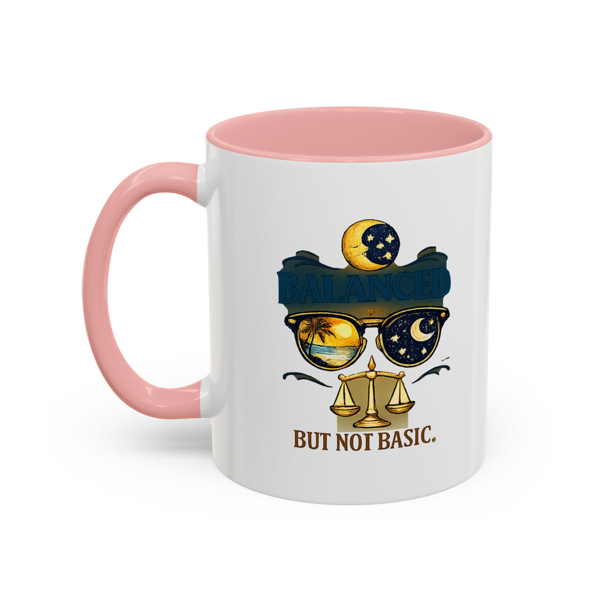 Libra Zodiac Accent Coffee Mug