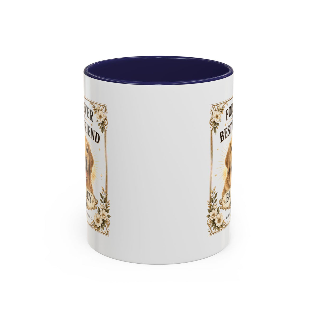 Milo Bailey Dog Dad Mom Forever My Best Friend Dog Mug — Personalized Golden Retriever Coffee Cup
