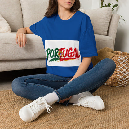 Portugal Flag Script T-Shirt — Portuguese Pride Tee
