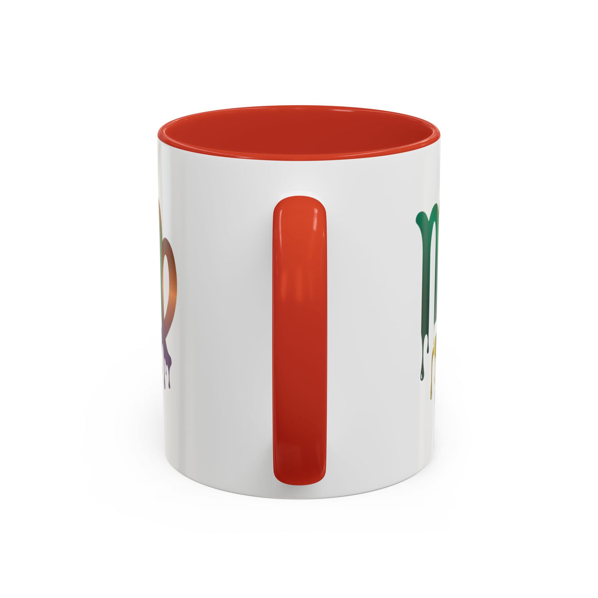 Virgo Zodiac Virgo Drip Accent Coffee Mug — Colorful Zodiac Astrology Gift