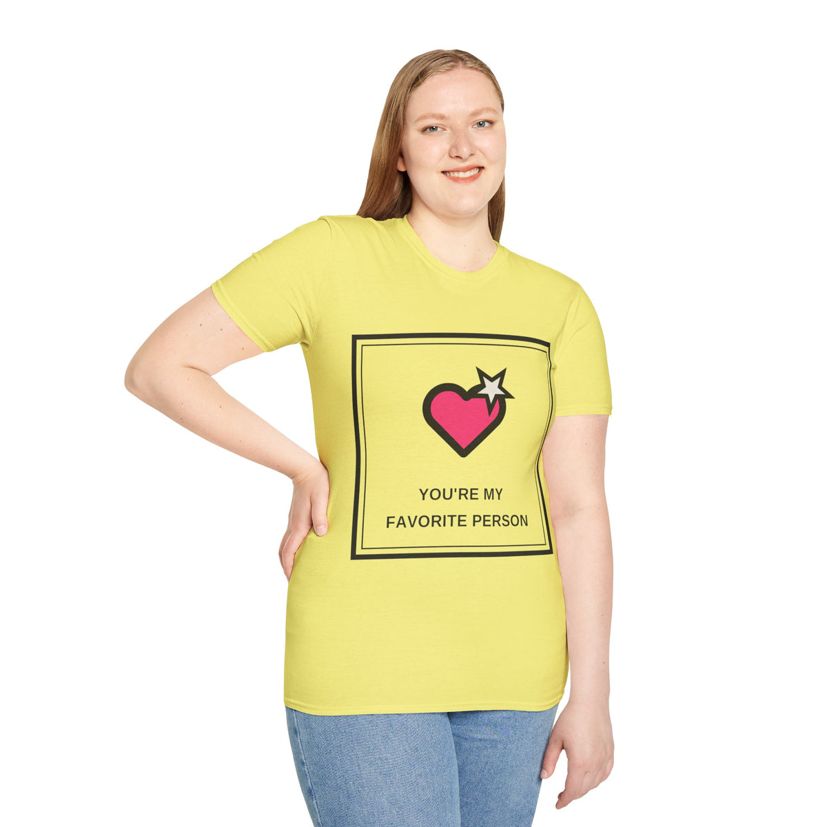 T‑Shirt — "You're My Favorite Person" Heart Graphic Tee - Trending Now - August 2026