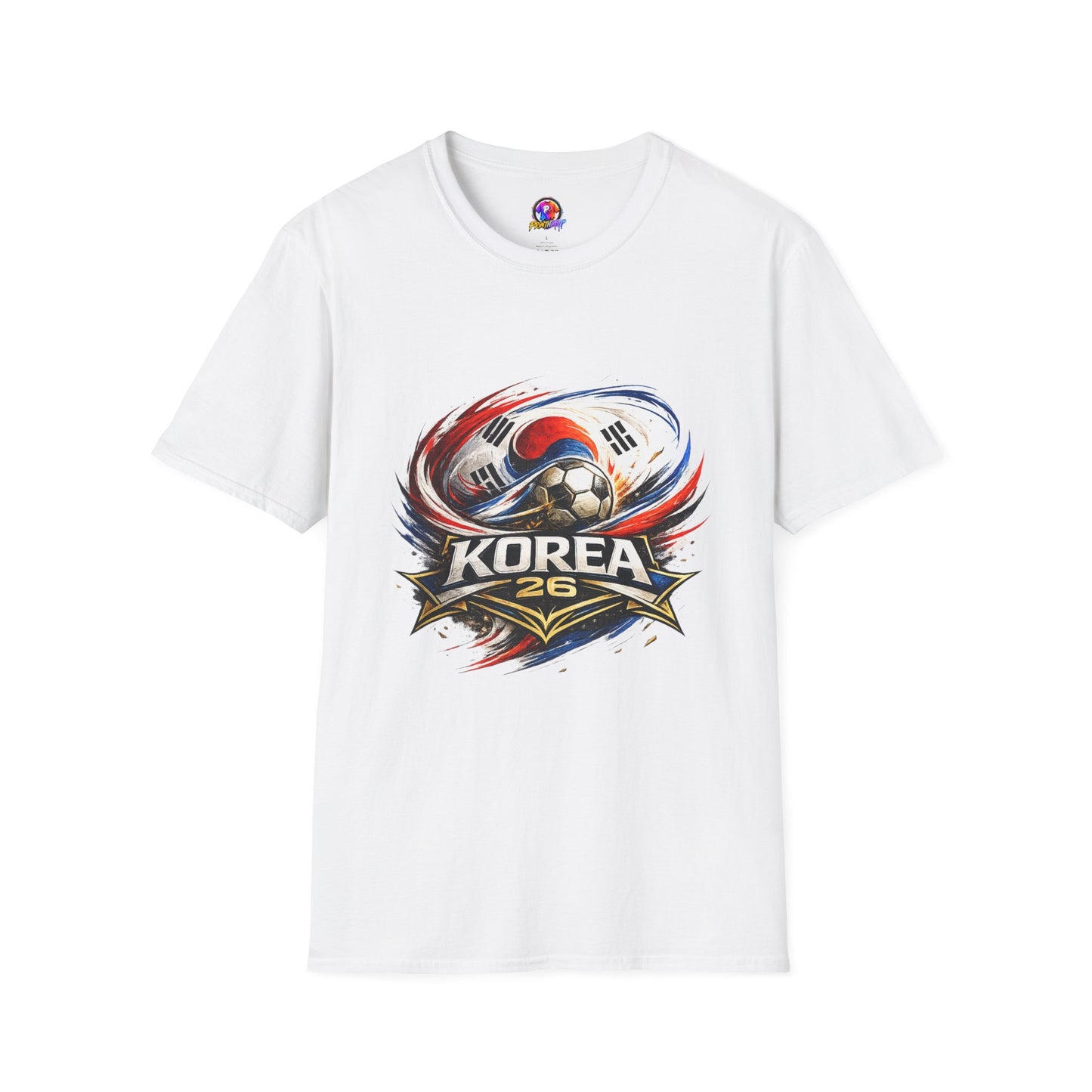 Korea Soccer T‑Shirt — Korea Football Crest Tee