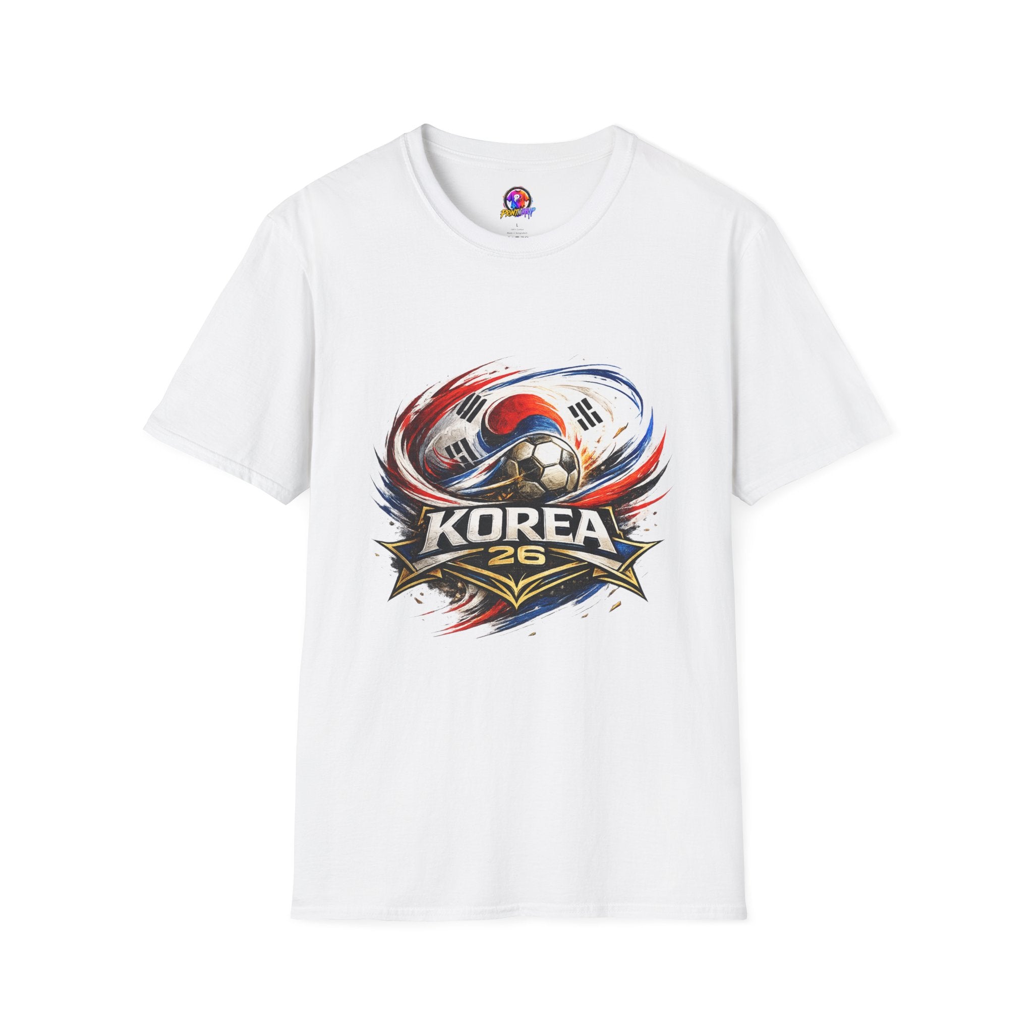 Korea Soccer T‑Shirt — Korea Football Crest Tee