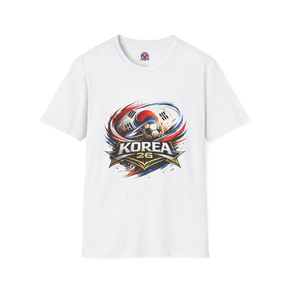 Korea Soccer T‑Shirt — Korea Football Crest Tee
