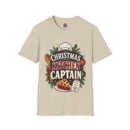 Christmas Kitchen Captain T-Shirt — Festive Holiday Cooking Tee