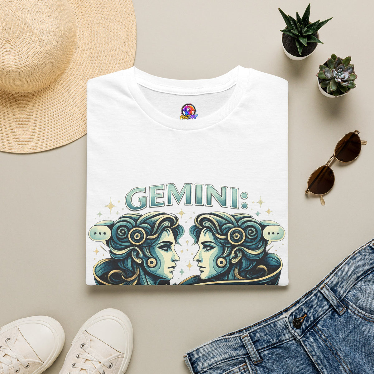 Zodiac Gemini Unisex Softstyle T-Shirt
