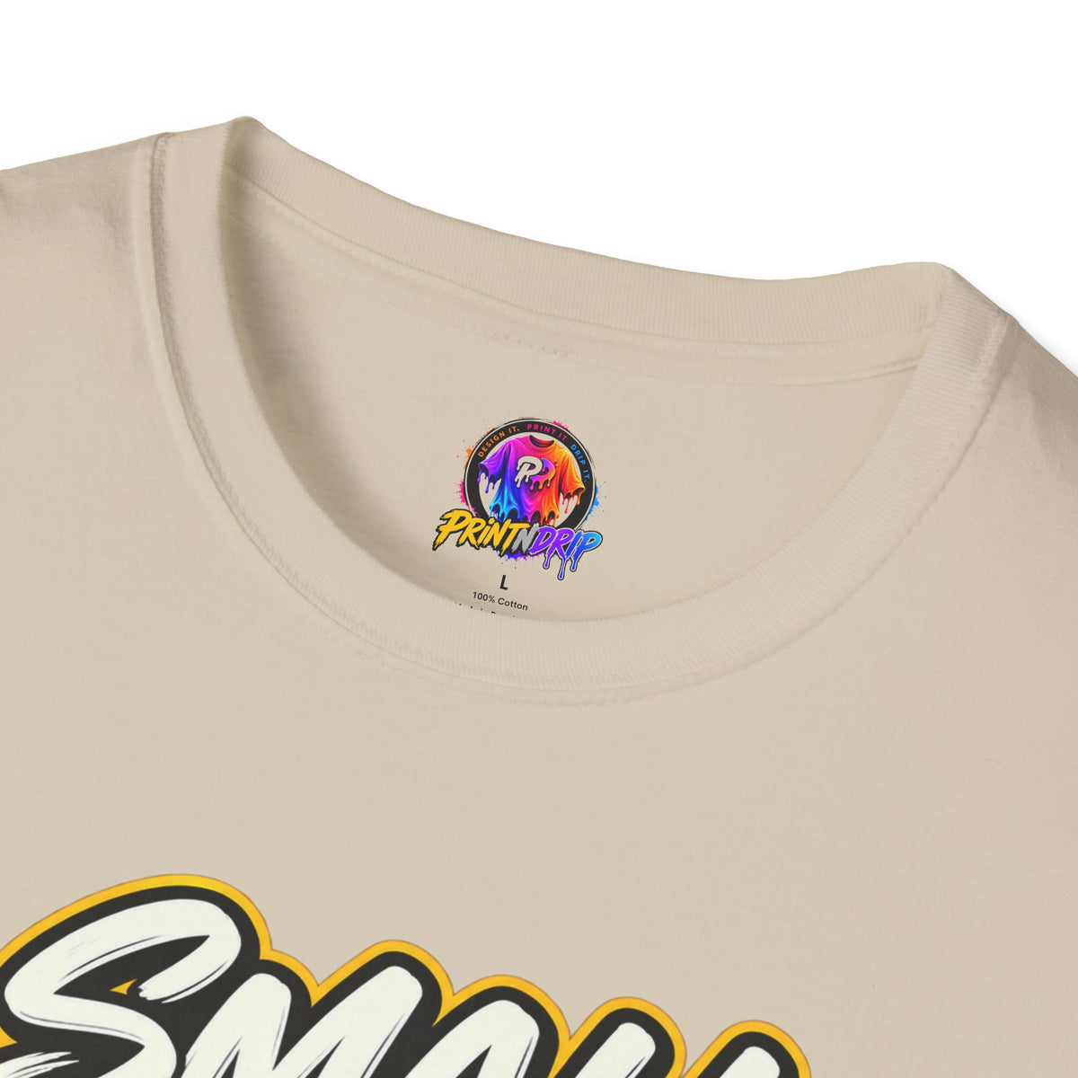 Children's Cancer Awareness T-Shirt — "Small Hands Big Courage" Yellow Ribbon