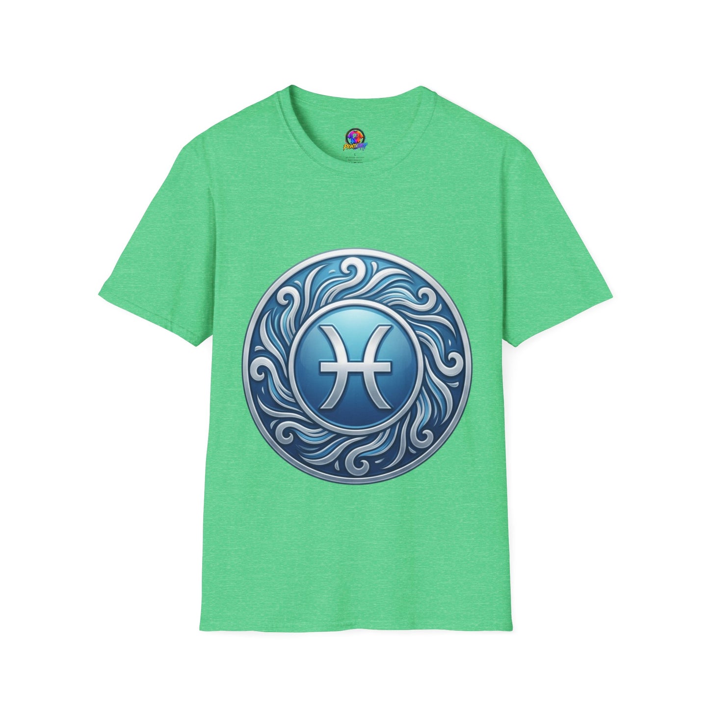 Pisces Zodiac T-Shirt – Blue Water Sign Astrology Tee