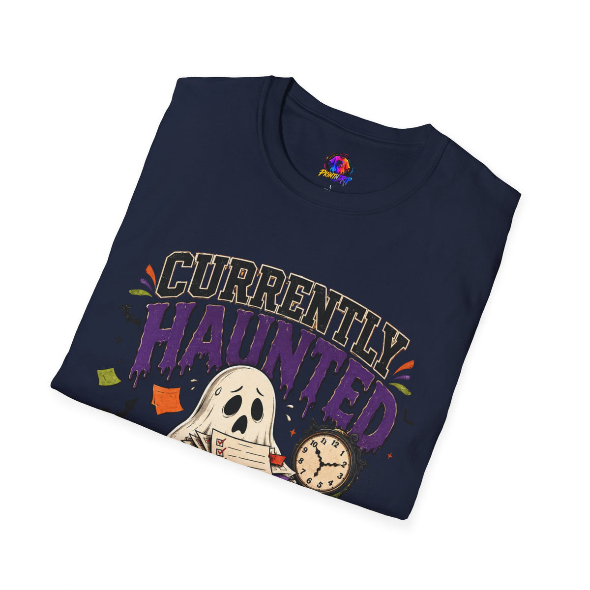 Halloween Currently Haunted Unisex Softstyle T-Shirt