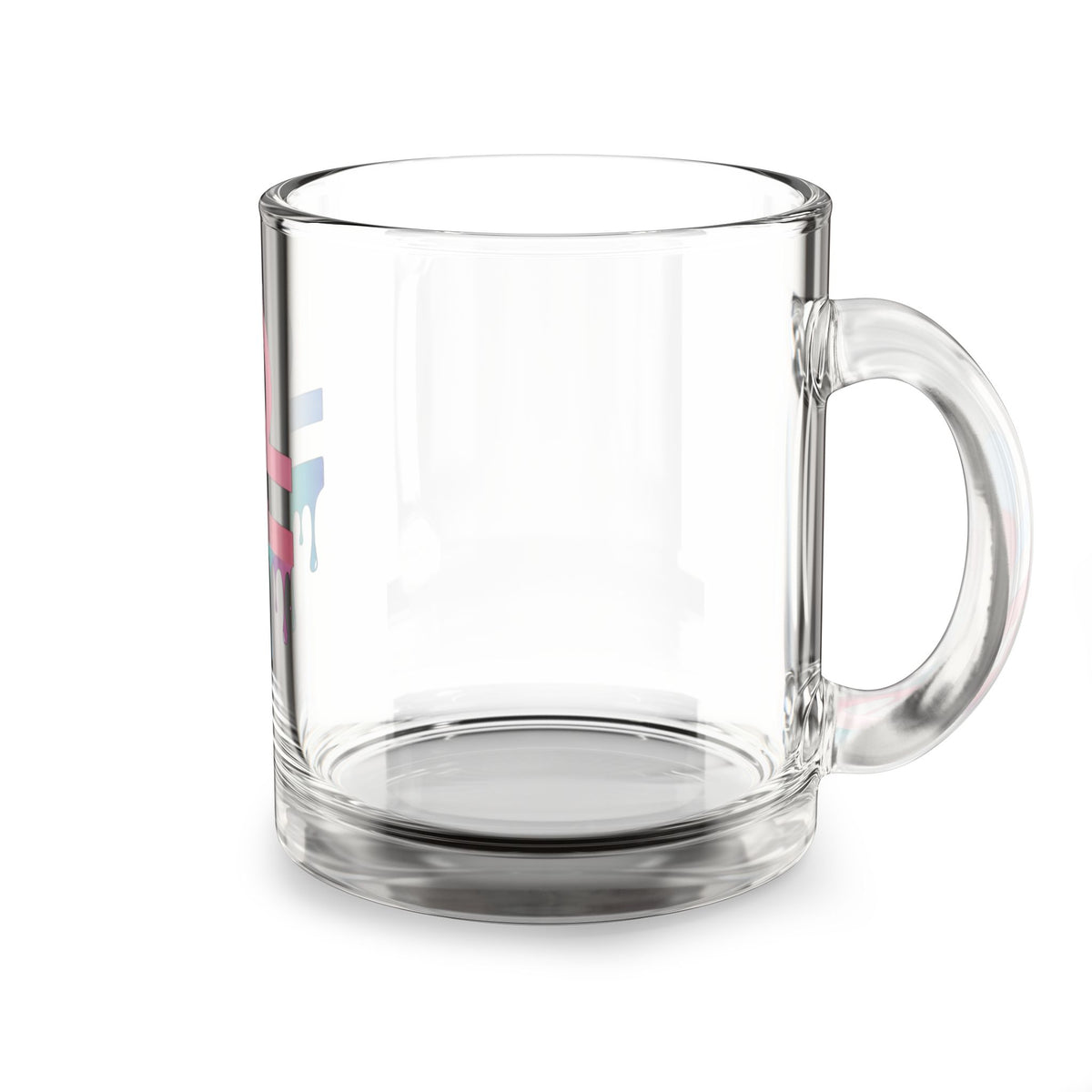 Libra Drip Glass Mug — Astrological Zodiac Coffee Cup (10oz)