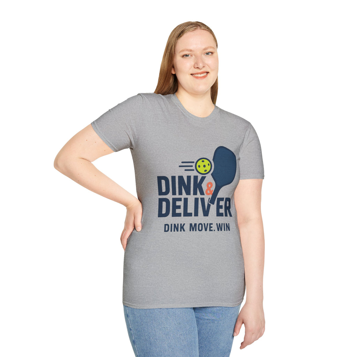 Pickleball Player T‑Shirt — 'Dink. Drive. Deliver.' Graphic Tee for Pickleball Fans - Trending Now - August 2026