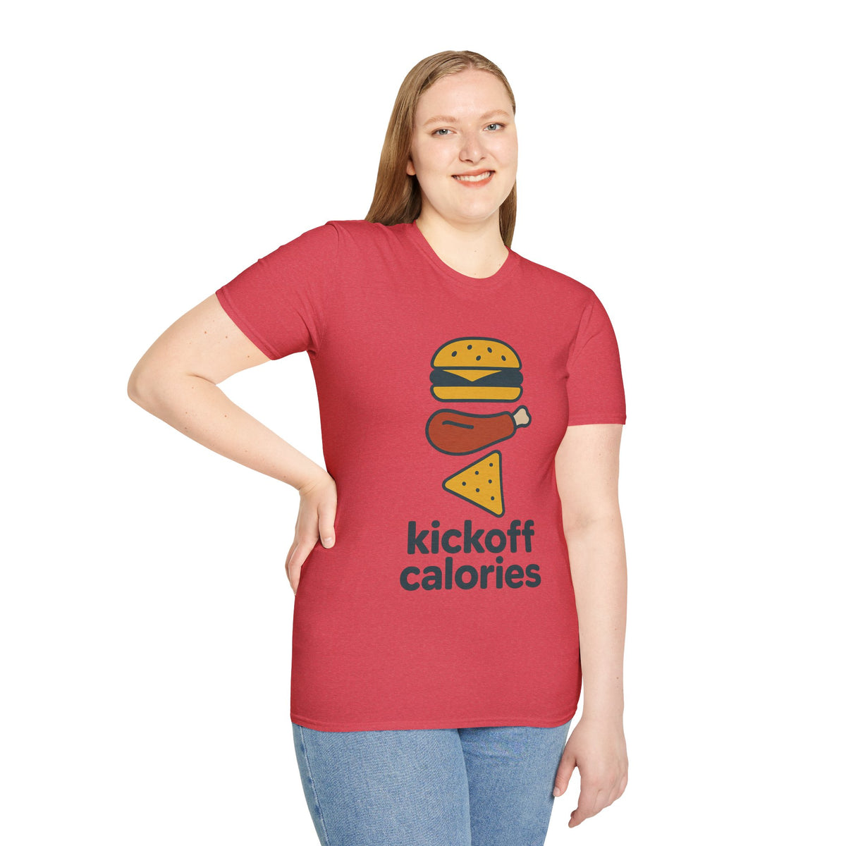 Funny 'Kick Off Calories' T-Shirt — Burger, Drumstick & Pizza Fitness Humor Tee - Trending Now - August 2026