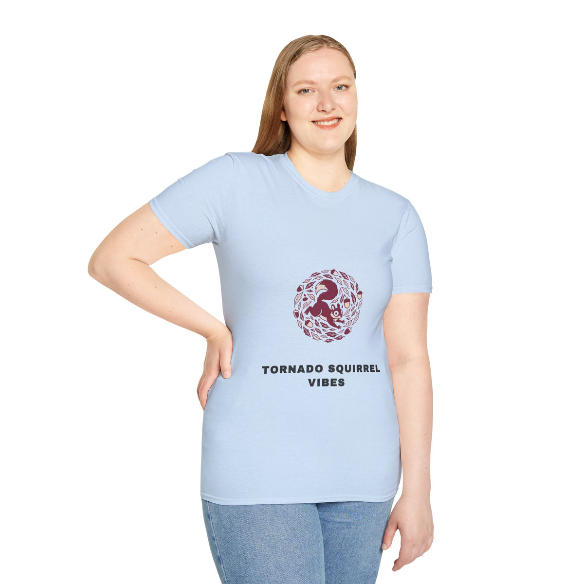 T-Shirt — Tornado Squirrel Vibes Minimal Graphic Tee - Trending Now - September 2026