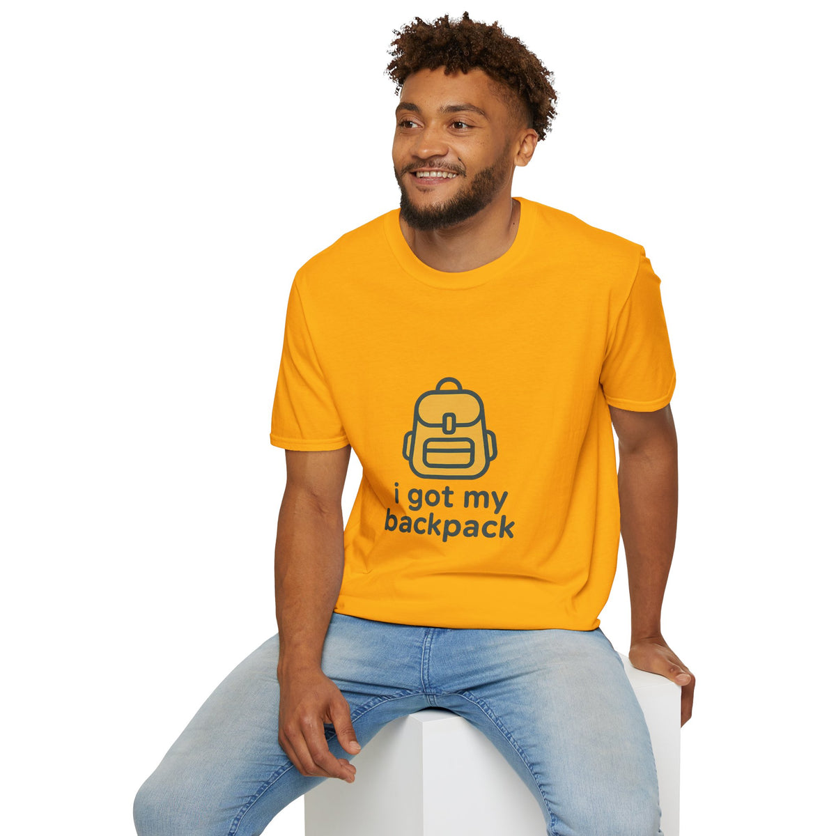 Minimalist Backpack Graphic T‑Shirt – Cute Tiny Backpack Logo Tee - Trending Now - August 2026