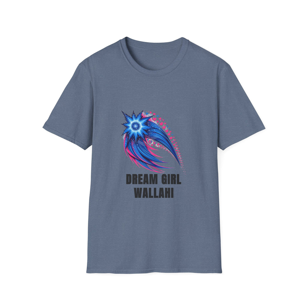 Dream Girl T-Shirt — Blue Starburst Heart Graphic ("Dream Girl Wallah") - Trending Now - August 2026