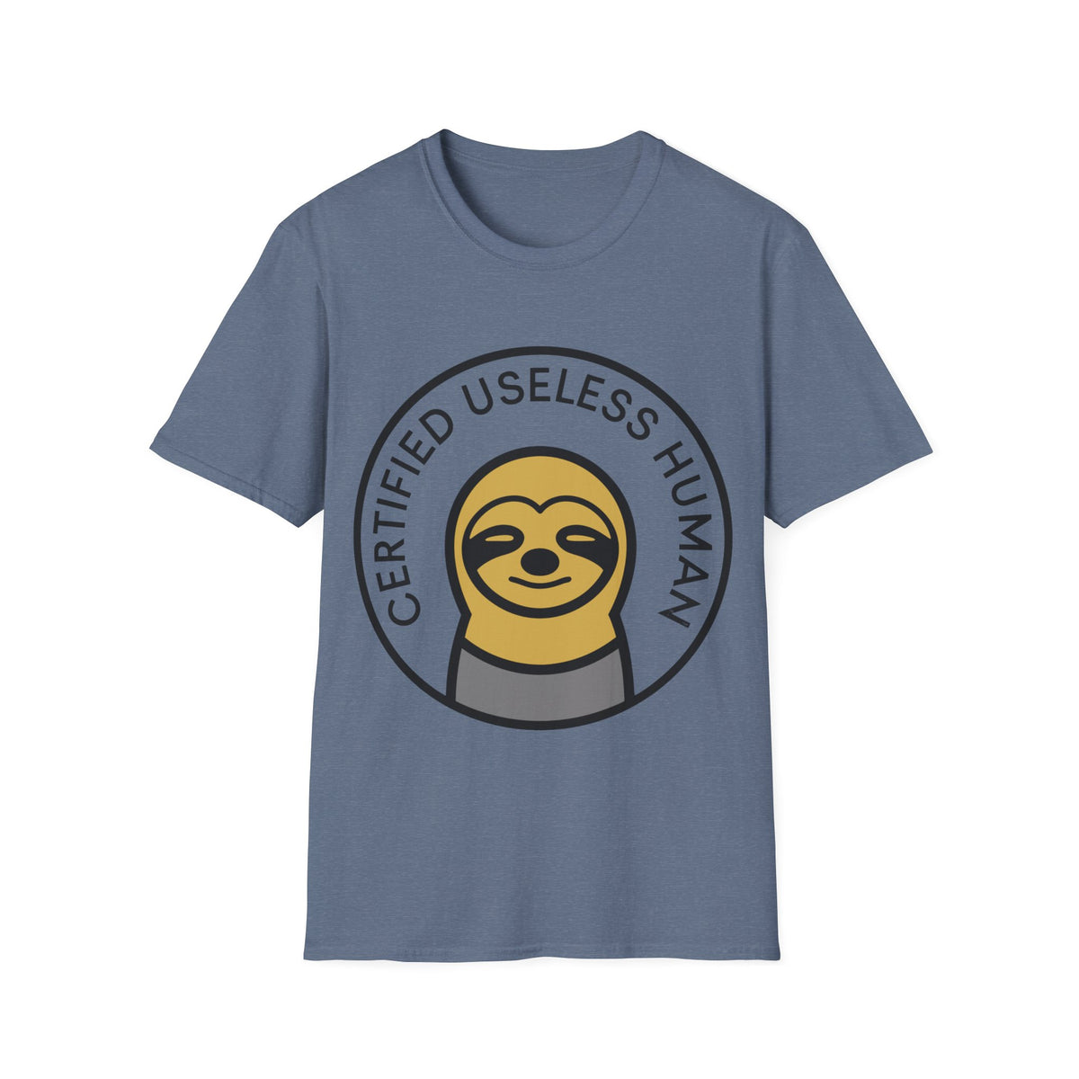 Certified Useless Human Sloth T-Shirt — Funny Lazy Sloth Graphic Tee - Trending Now - August 2026