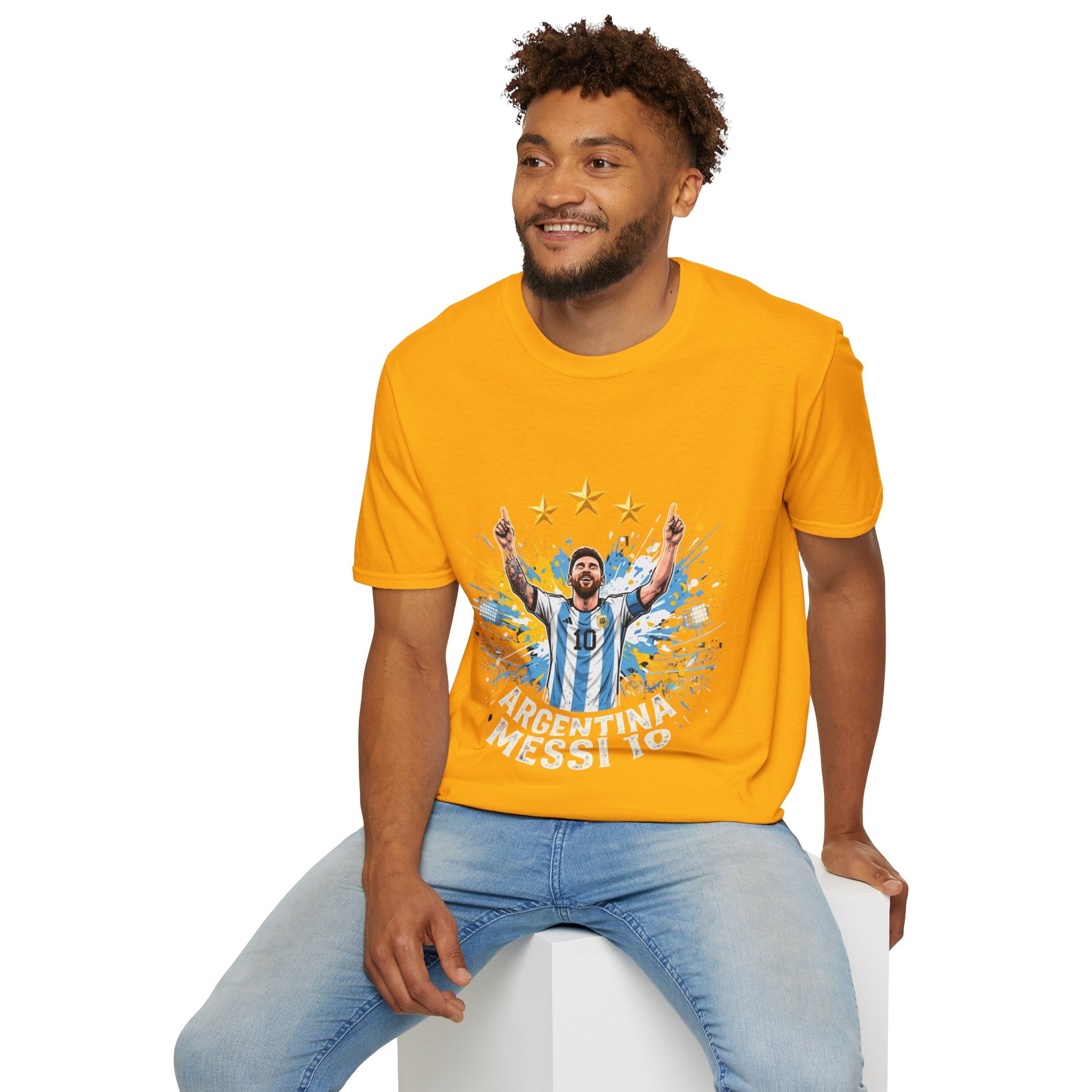 Argentina Messi  Soccer T‑Shirt — Argentina Messi 10 Fan Tee