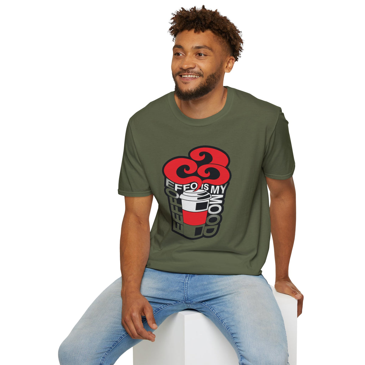 T‑Shirt — “Coffee Is My Co-Pilot” Retro Heart Coffee Cup Graphic Tee - Trending Now - August 2026