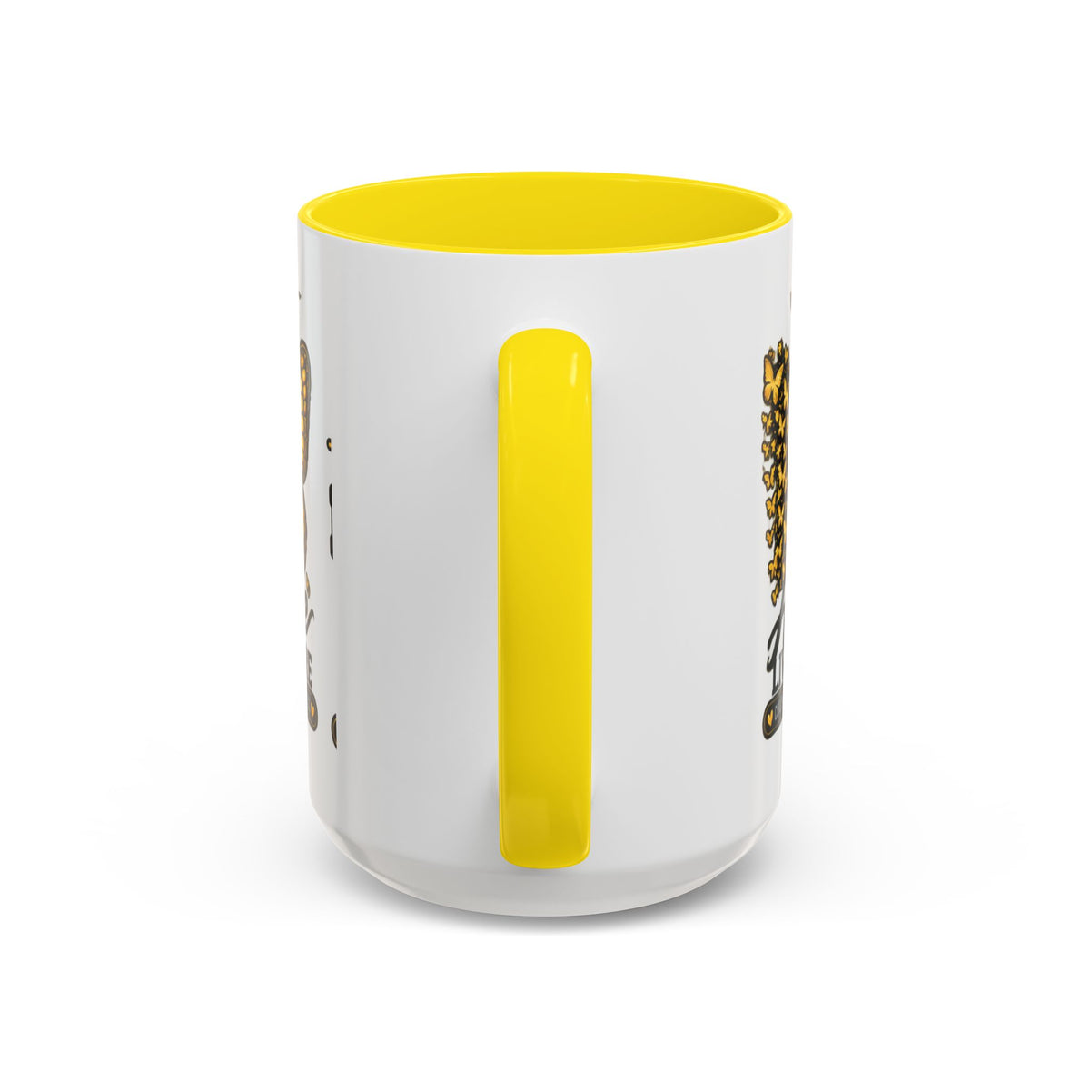 Children’s Cancer Awareness Accent Coffee Mug — "Hope Lives Here" (11/15oz)