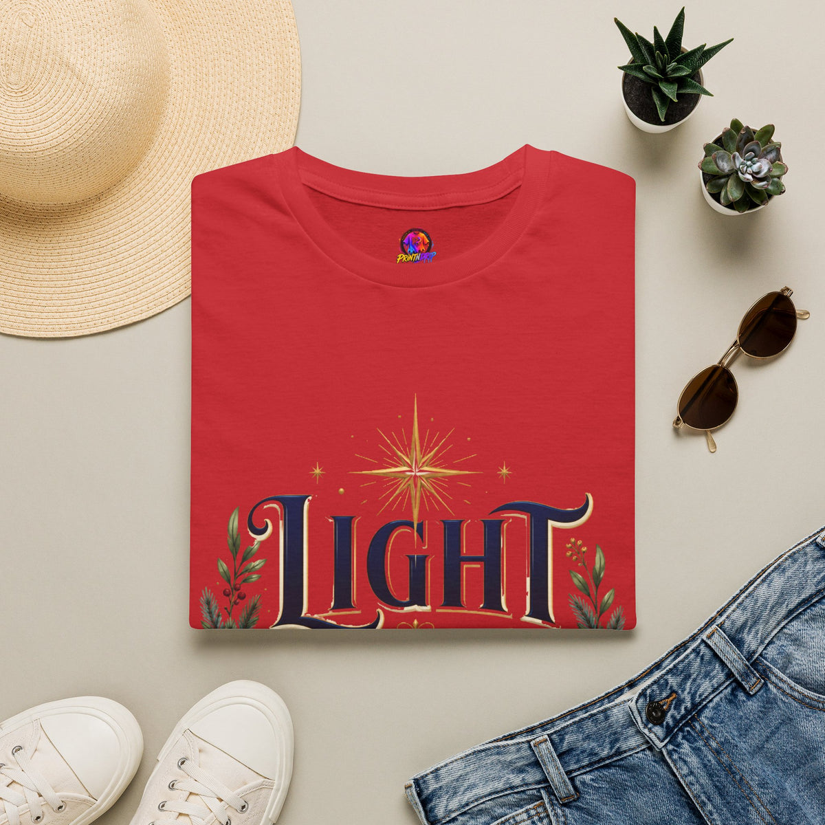 Light of the Season T-Shirt — Christmas Star Holiday Tee
