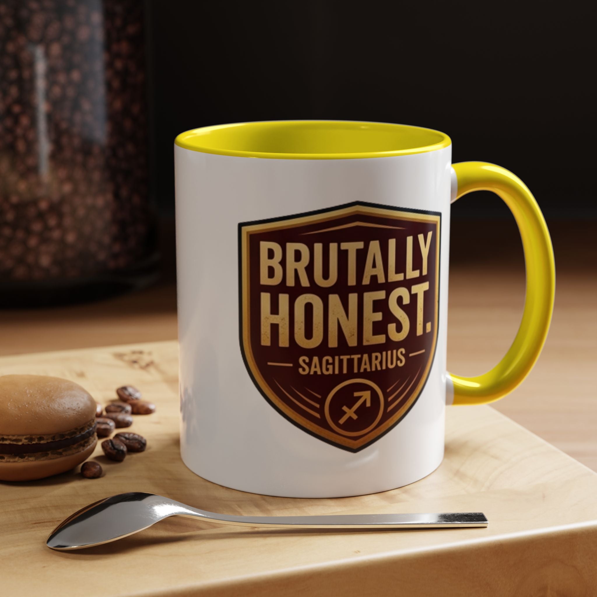 Sagittarius Coffee Mug - "Brutally Honest" Zodiac Accent Mug (11/15oz)
