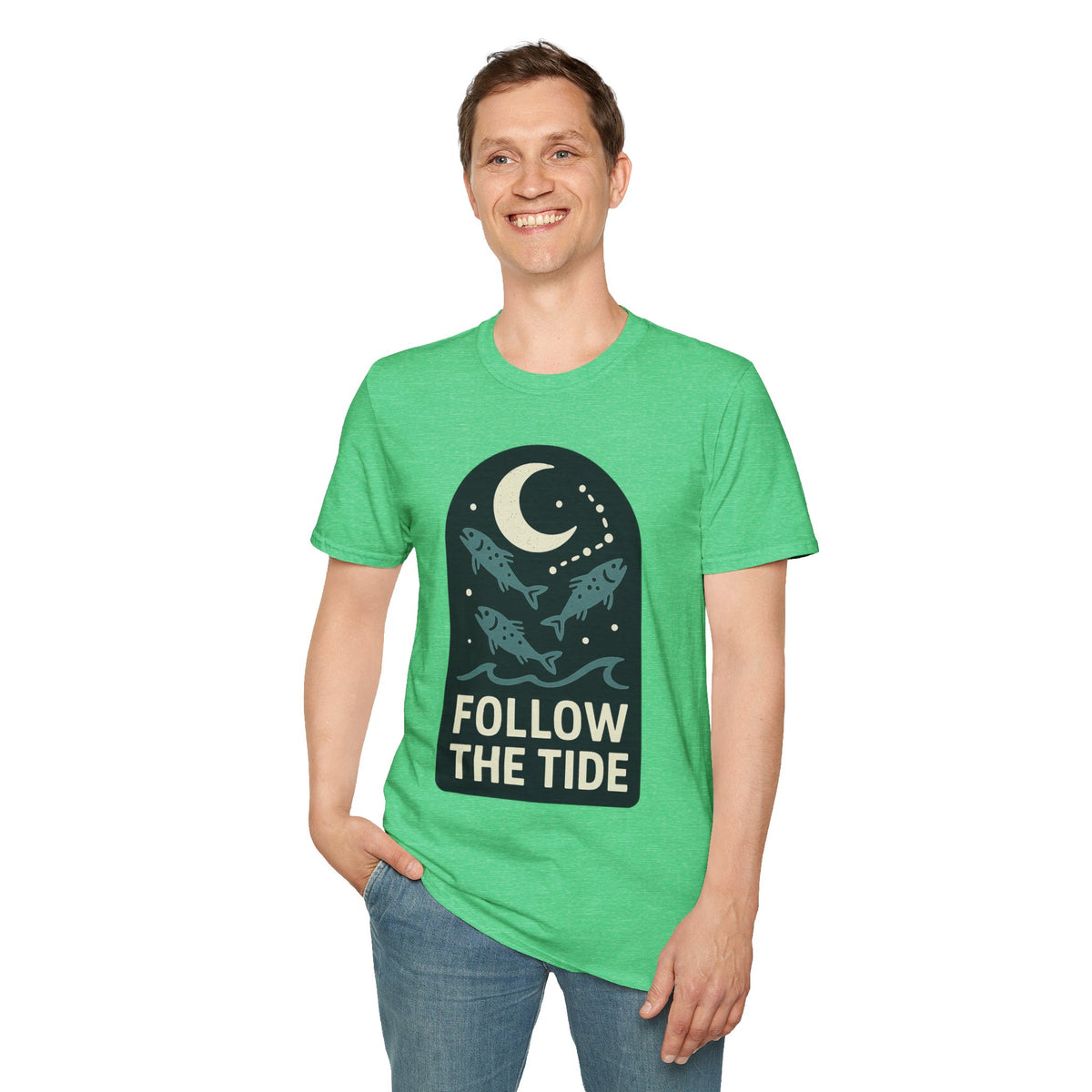 Follow the Tide Moon Graphic T-Shirt - Trending Now - September 2026