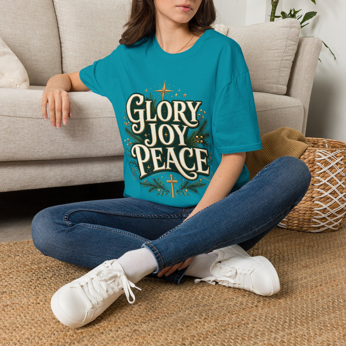 Glory Joy Peace Christmas T-Shirt