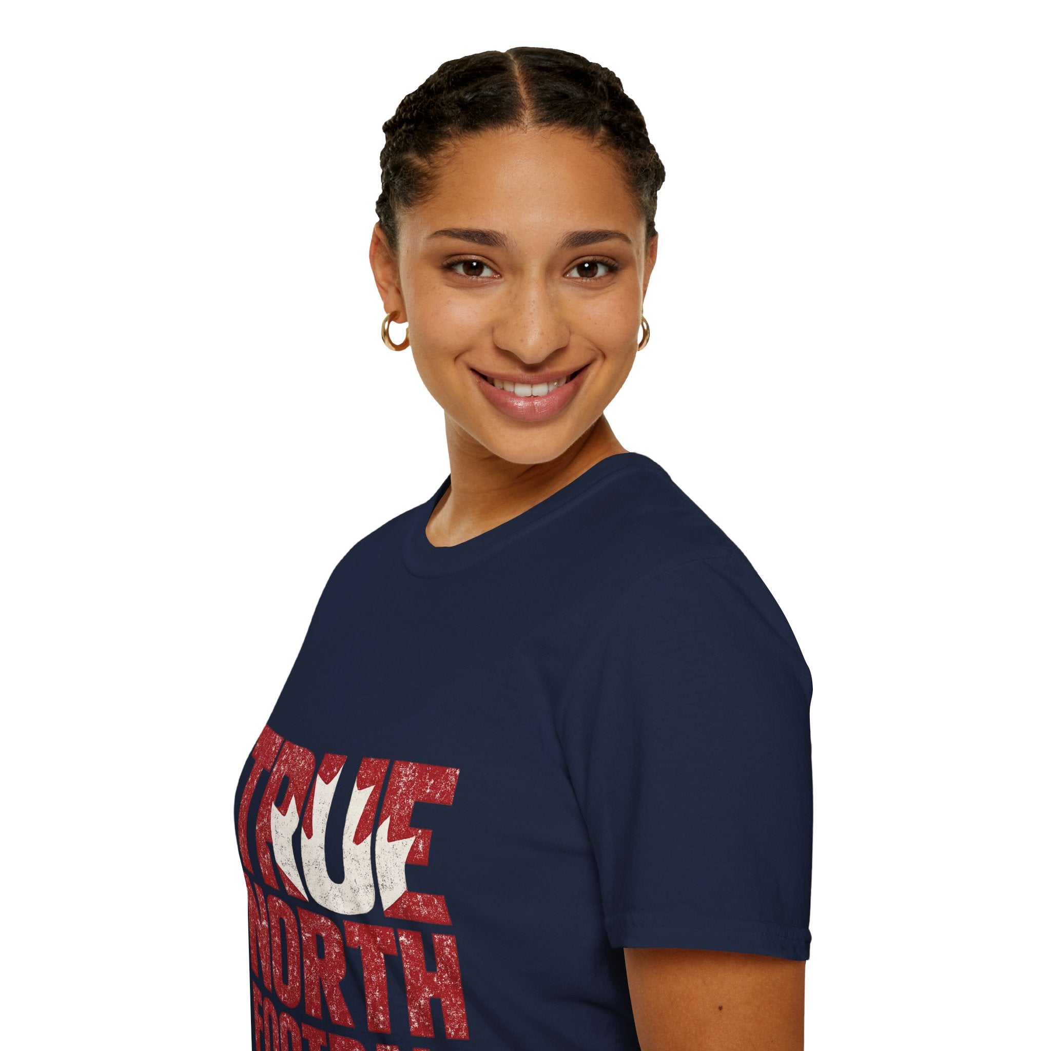 Canada True North Football T-Shirt — Vintage Canadian Leafs Sports Tee