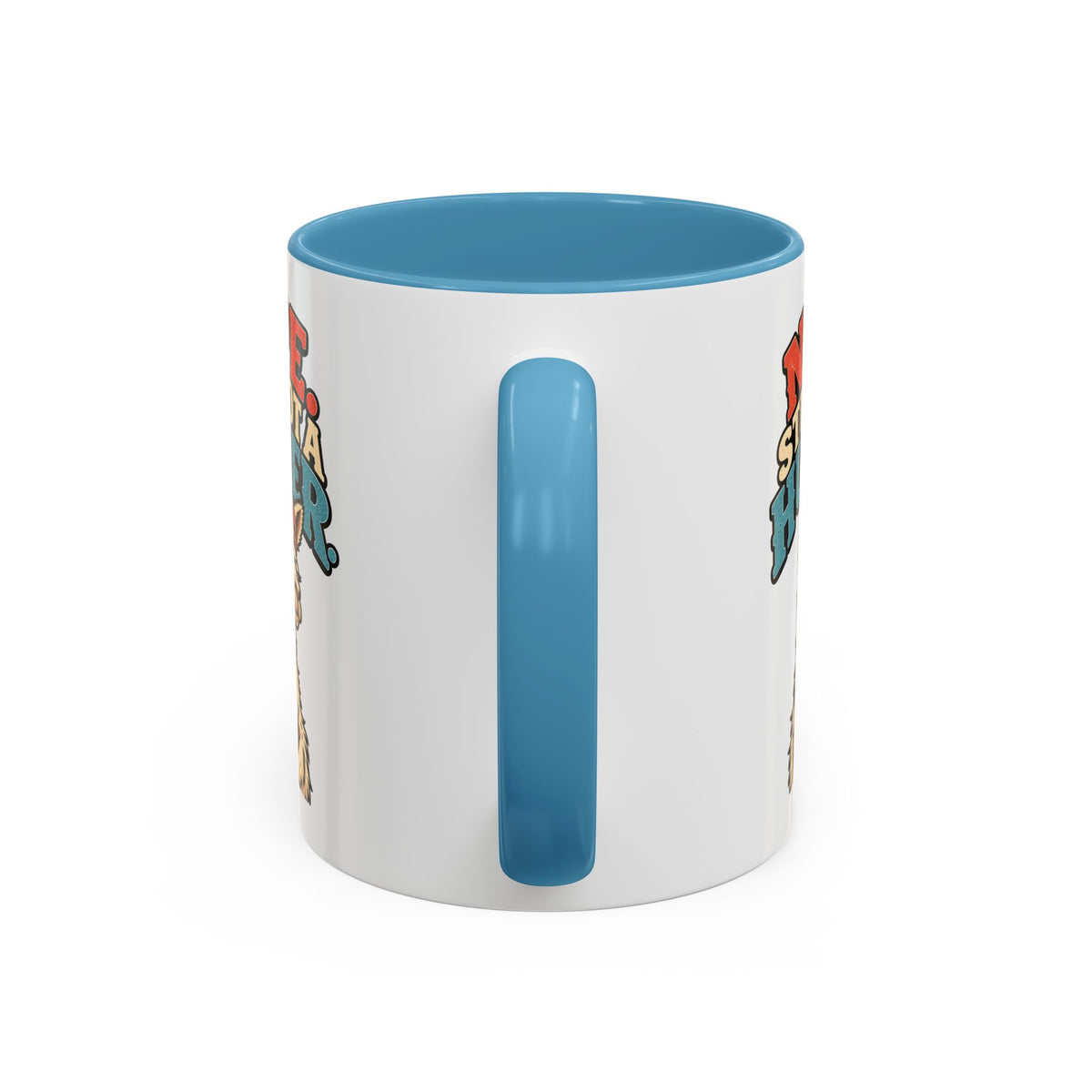 Funny And Witty "Nope Still Not Hugger" Accent Coffee Mug (11, 15oz)