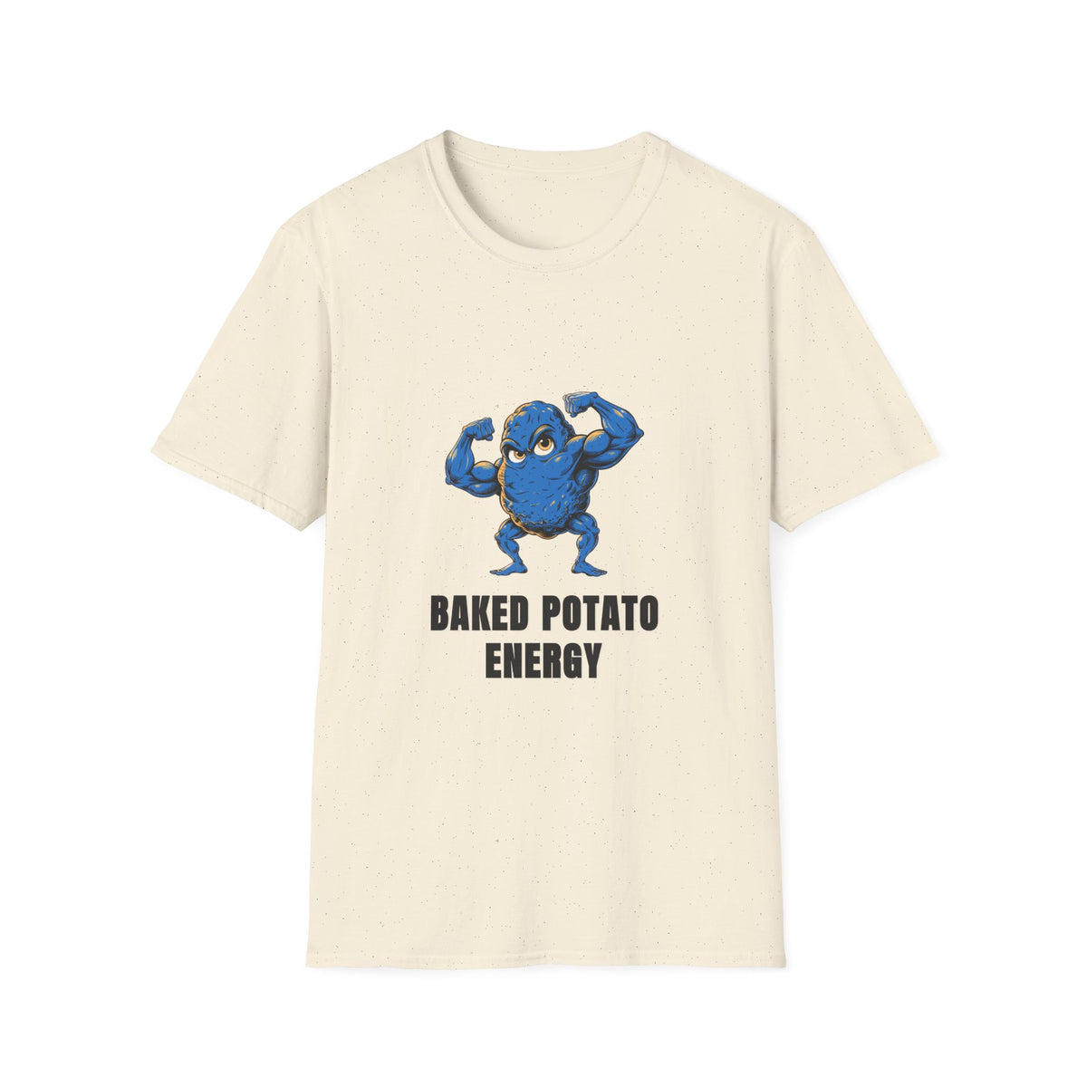 Baked Potato Energy T-Shirt — Funny Muscular Potato Graphic Tee - Trending Now - August 2026