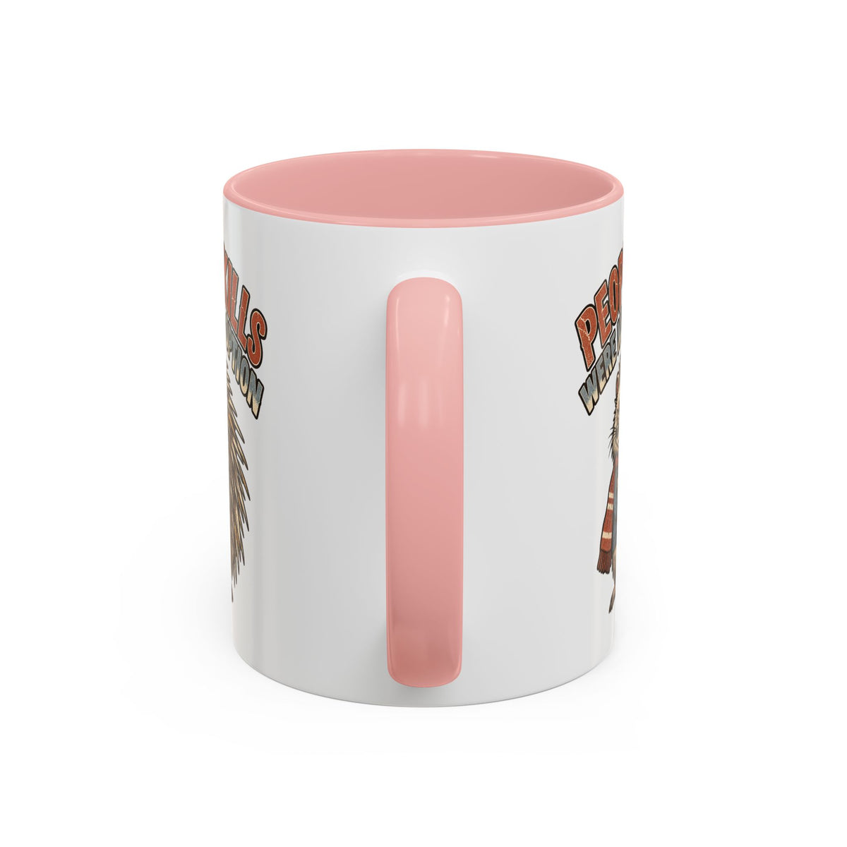 Funny And Witty "People Skills Were Never An Option" Accent Coffee Mug (11, 15oz)
